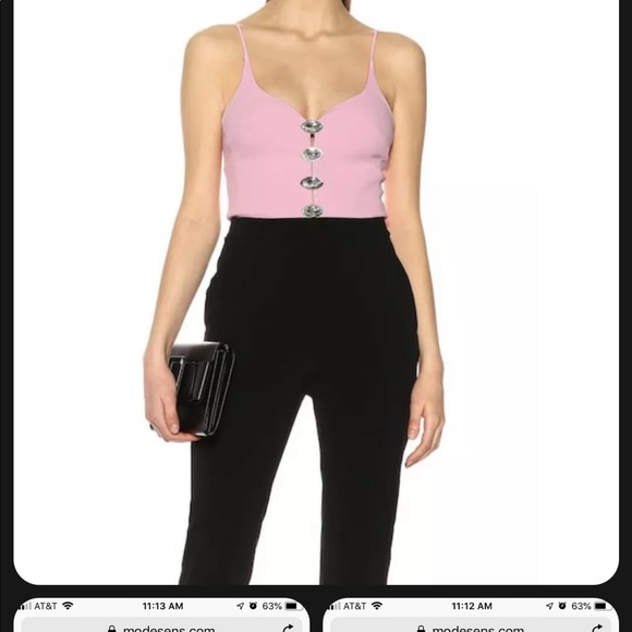 Nwt David Koma Jumpsuit UK6 Candy - Picture 3 of 6